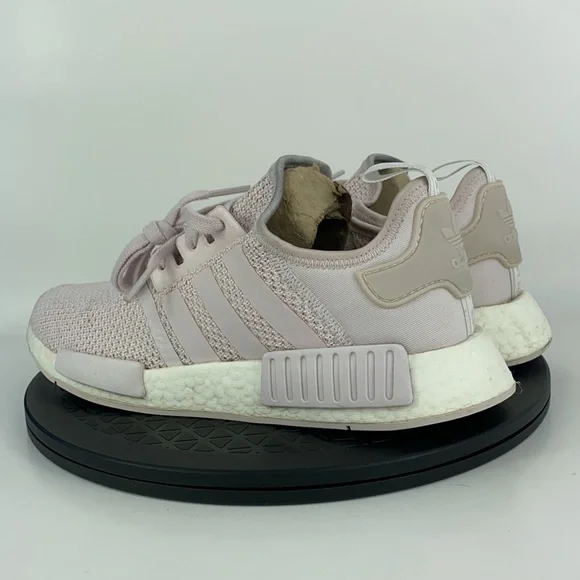 Adidas Originals NMD R1 Pink/White Athletic Running Shoes B37652 Women's Size 10 - Picture 7 of 11